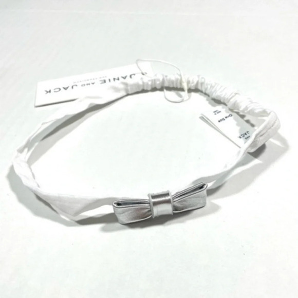 New Janie and Jack baby Girls Bow Elastic Headband - Picture 1 of 2